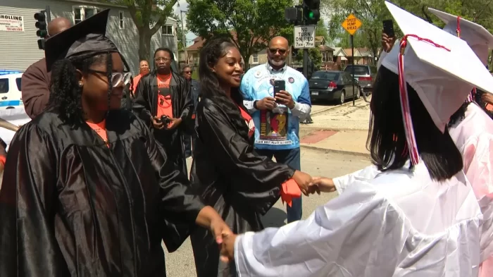 Rally Promotes Safety 'Graduates Over Guns' In Chicago